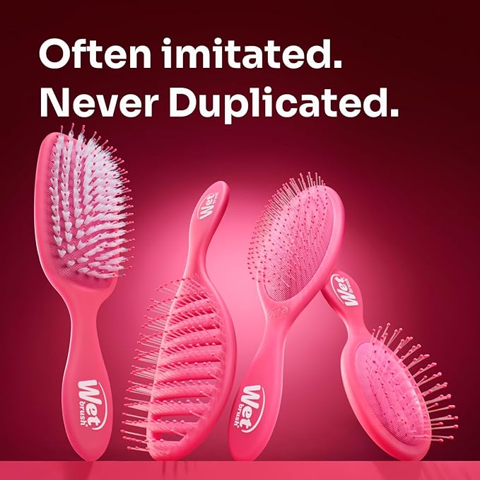 Wet Brush Smooth Styler Hair Brush, Black Frost, Exclusive Ultra-soft IntelliFlex Bristles, Synthetic Boar Bristles, Shiny And Smooth, For All Hair Types, For Women, Men, Wet And Dry