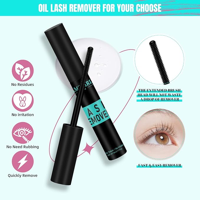 Lash Clusters Kit 320Pcs, 70D DIY Individual Extensions, Bond and Seal, Remover, Applicator Tool for False Eyelashes at Home (D-Mix10-16mm)