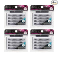 Ardell Individual Lashes Soft Touch - Medium Black, Knot-Free False Eyelashes, Natural Look DIY Eyelash Extensions, 56 Lash Clusters Per Pack