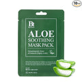 BENTON Aloe Soothing Mask Pack 23g 10 Pack (230g_new) - Aloe & Green Tea Leaf Water Contained Hydrating and Cooling Facial Mask Sheet, Fresh Moisturizing and Cooling Effect