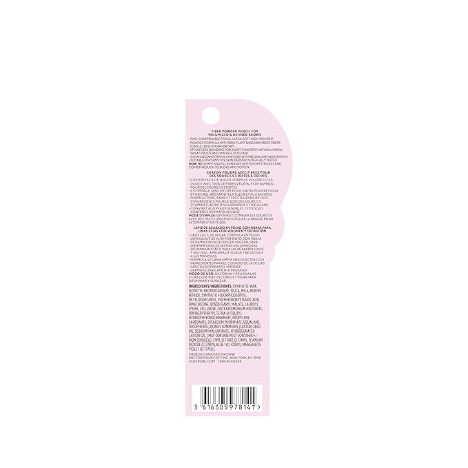 Covergirl Clean Fresh Brow Eyebrow Pencil 600 Dark Brown 0.02 oz (Pack of 1)