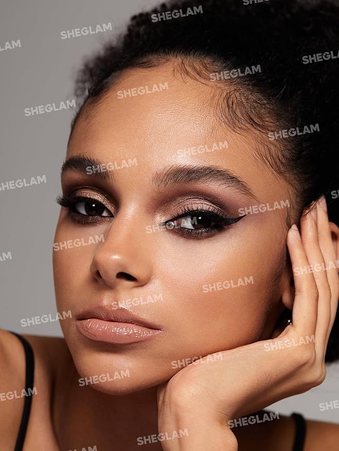 SHEGLAM 8-Color Shimmer Matte Eyeshadow Palette Smooth Blendable Jazy Jigsaw Eyeshadow Palette-Love N' Taupe