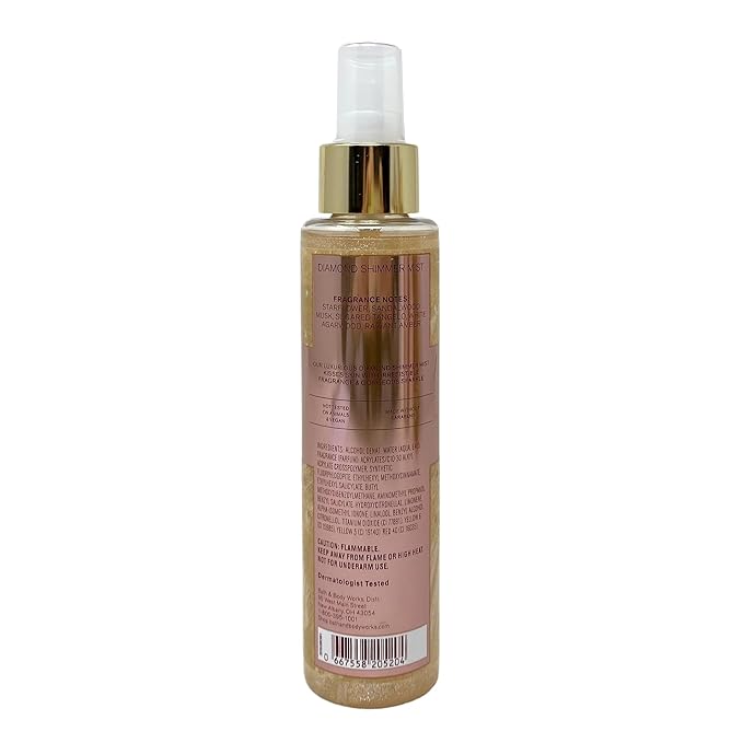 Bath & Body Works In The Stars 2 Pack Diamond Shimmer Mist Set with a Himalayan Salts Springs Sample Soap