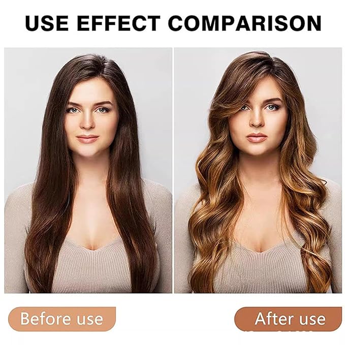 ZKSM Heatless Curls Overnight Hair Curlers to Sleep in,Heatless Hair Curler Velvet, Overnight Blowout Rods Heatless Curls for Short Long Hair All Hair Types Styling Tools Brown（3PCS）