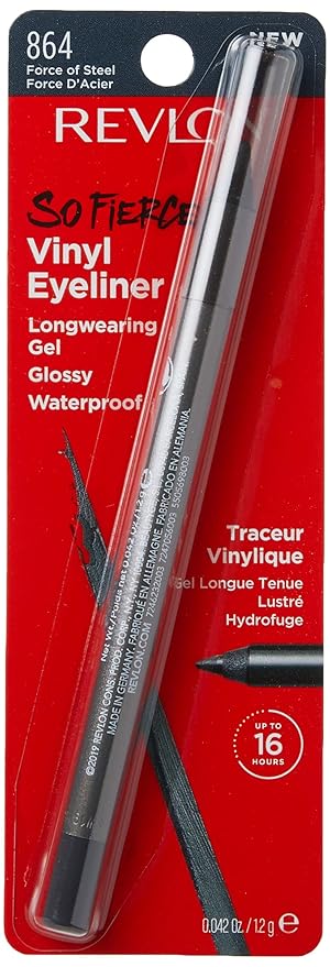 REVLON So Fierce Vinyl Eyeliner, Force of Steel, 0.042 Ounce