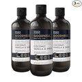 Baylis & Harding Goodness Coconut, Vanilla & Shea Natural Body Wash 16.9Fl.oz, Pack of 3 - Biodegradable Formula