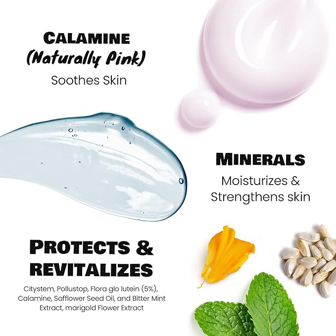 DEWYTREE Urban Shade Skin Sun Protection Daily Face Moisturizer with SPF 50 + Pa++++ Face Moisturizer for Dry Skin Pink Tone Up Cream Matte Sunscreen Sunblock for Face SPF Face Lotion (1.69 fl oz)