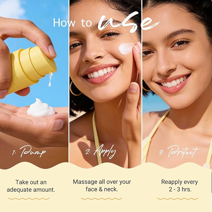 Aqualogica Glow+ Dewy Face Sunscreen with SPF 50+ & PA+++ | Blue Light Protection & No White Cast | Helps Give Glowing Skin with Papaya & Vitamin C | 1.76 Oz/50g