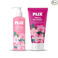 PLIX - THE PLANT FIX - Hibiscus Bond Repair Shampoo (200ml) + Conditioner (175ml) | Repairs Molecular Structure & Reduces Breakage | FiberHance & TechnoHYAL Hair Complex