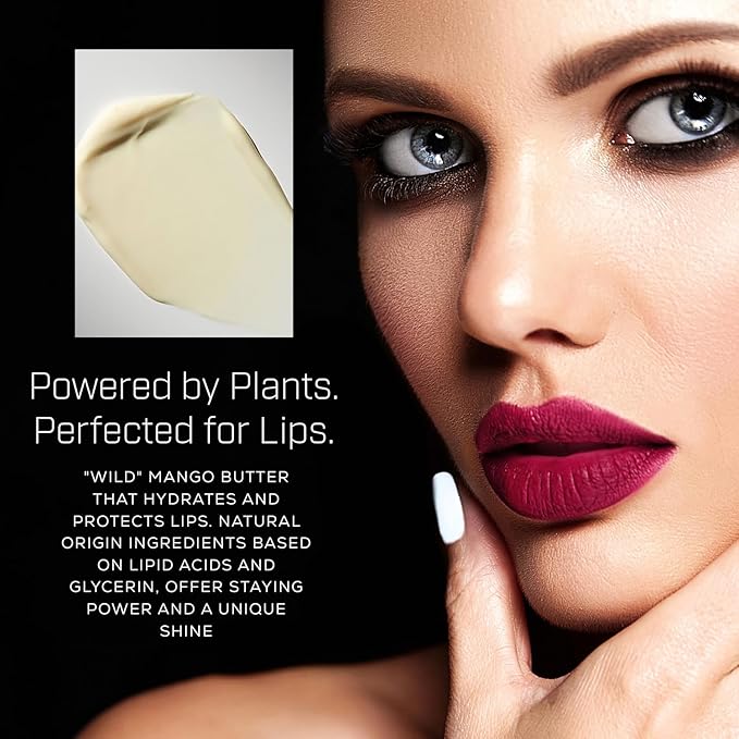 Radiant Professional Matte Lipstick for Women – Long Lasting Lipstick with Vitamin E, Hyaluronic Acid & UV Protection (UVA/UVB) – Advanced Care & Ultra Moisturizing Lip Stick – 210 SAGRIA