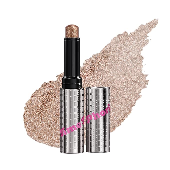 Illumina Jelly Gel Eyeshadow Stick, 005 Bronzite - Neutral Bronze Shimmer Sparkle Finish, Cream Texture With Cooling Feel, Long-Lasting Crease-Proof Smudgeproof Eye Shine, Easy Application