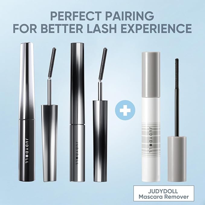 JUDYDOLL Mascara Remover- Gentle Remover for Waterproof Eye Makeup,Great Cleanser for Judydoll Iron Mascara, No Irritation, Fast, Safe & Easy, Sensitive Skin Friendly