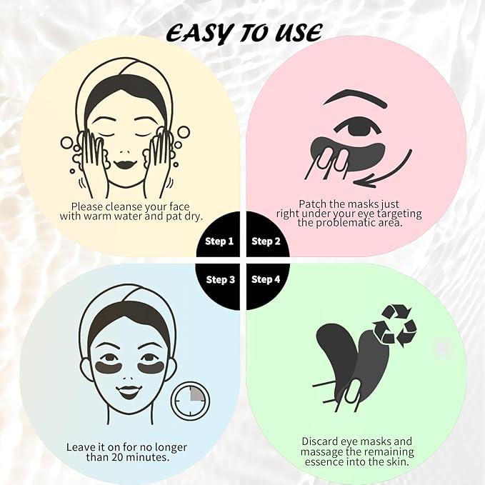 Maskiss Under Eye Patches (24 Pairs), 3 Colors Eye Masks Gift Set for Dark Circles Puffy Eyes, Undereye Bags and Wrinkles, Mother’s Day Gifts for Mom, Self Care Gifts for Birthday & Bachelorette Party