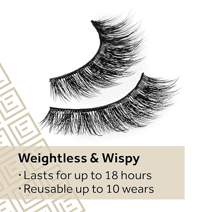 Eylure False Lashes, Luxe Silk Marquise with Adhesive Included, 3 Pair