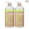 Renpure Coconut Milk & Vitamin E Moisturizing Body Wash - Gently Cleanses & Restores Moisture Balance - For Soft, Hydrated & Healthy-Looking Skin - With Coconut Oil & Vitamin E - 24 Fl Oz, 2 Pack