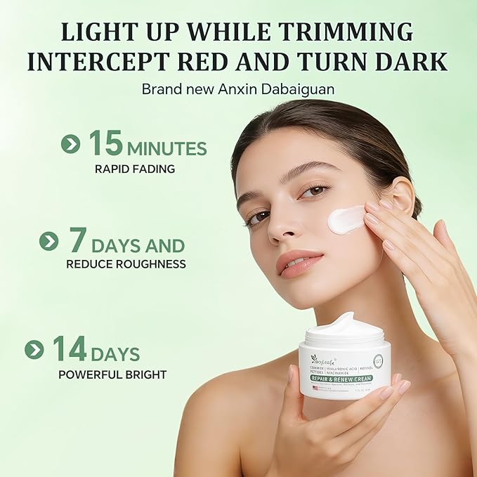 Barrier-Repair Moisturizer for Sensitive Skin - Formulated with Niacinamide, Ceramides, and Hyaluronic Acid - Soothes Redness, Minimizes Pores, and Brightens Dull Skin - Made in the USA - 1.7 fl oz