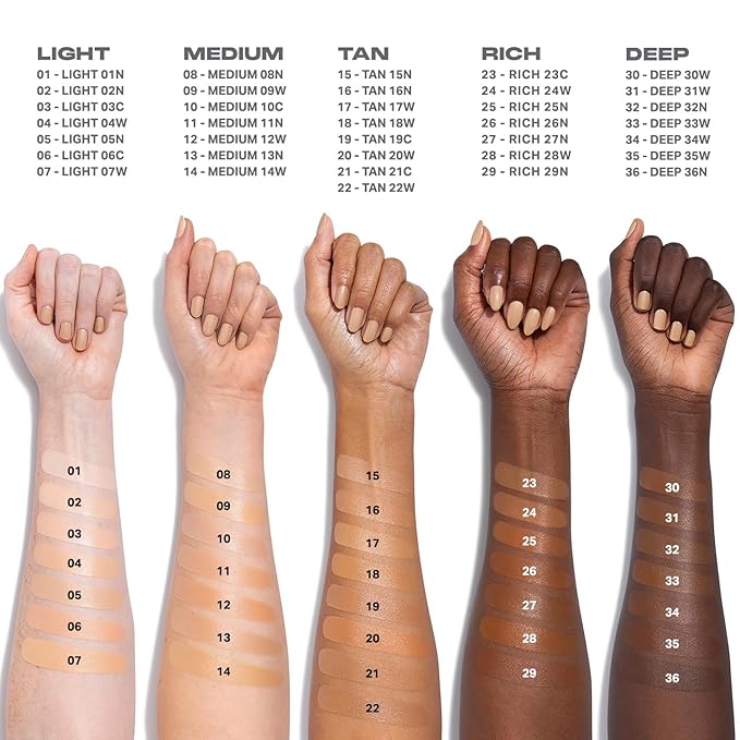 Morphe Lightform Dewy Foundation - Extended Hydration Foundation Makeup with a Lasting, Natural Radiant Finish - Long-Wearing Formula with Buildable, Medium Coverage - Light 04W (1.01 fl oz)