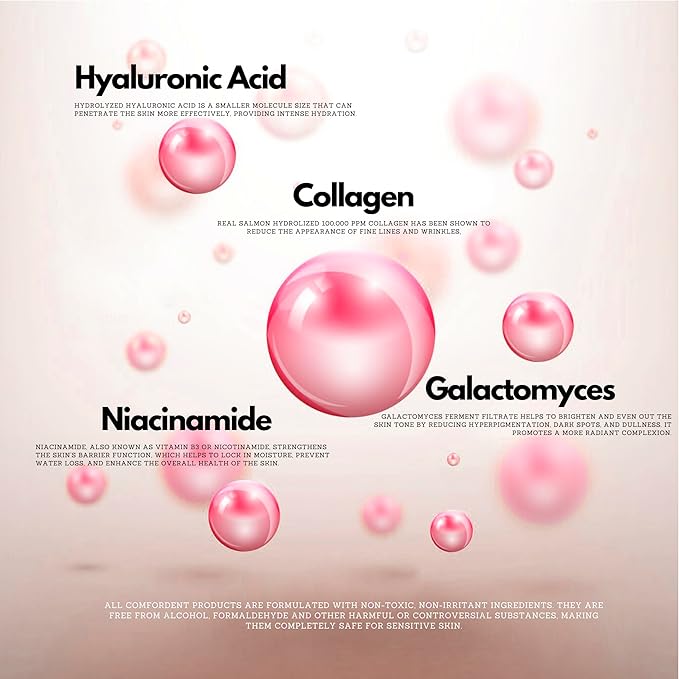 Bio Collagen Hydrogel Melting Face Mask with Hyaluronic Acid, Galactomyces & Niacinamide