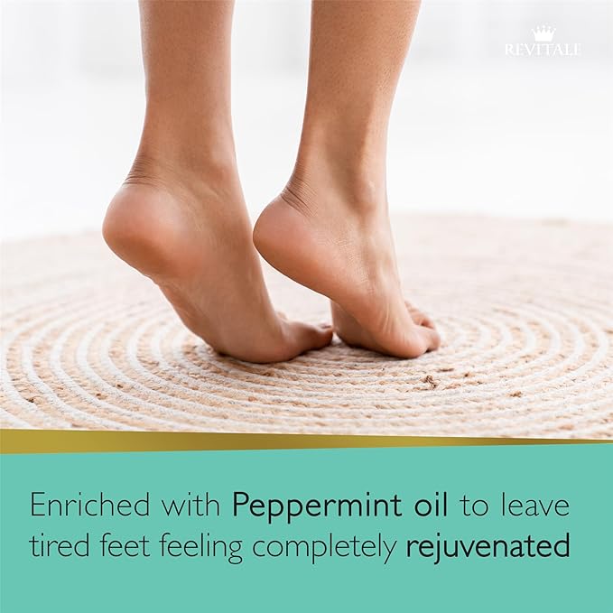 REVITALE Advanced Peppermint & Pumice Foot Scrub Soap – Exfoliating & Revitalising Bar for Feet