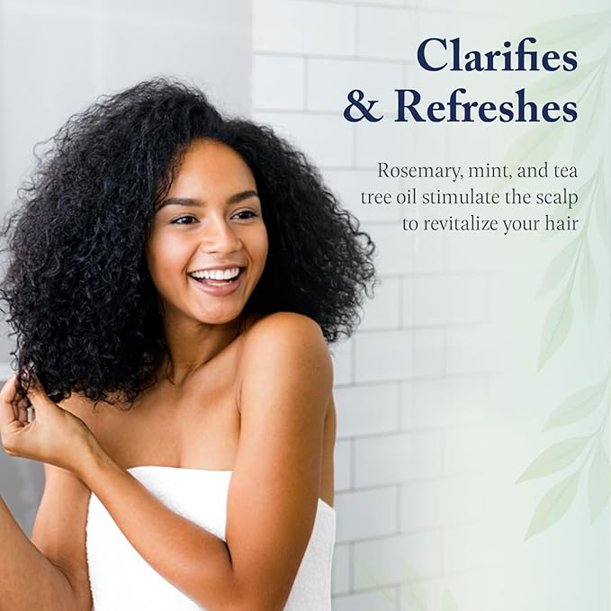 Beauty Without Cruelty Conditioner, Rosemary Mint Tea Tree – Aromatherapy Clarifying Hair & Scalp Treatment, SLS-Free, Vegan-Friendly & Cruelty-Free, 16 Oz