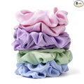 Aesthetic Satin Scrunchies for Women – 8PCS Pastel Colors Silk Hair Ties – No Crease, Frizz-Free, Soft Macaron Hair Bands for Thick & Thin Hair, Cute Stylish Hair Accessories