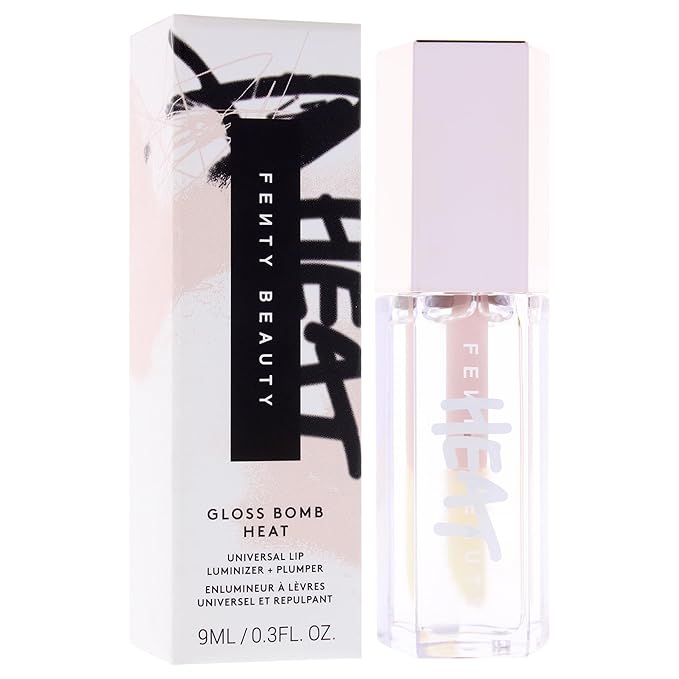 Fenty Beauty Gloss Bomb Heat Universal Lip Luminizer Plus Plumper - 07 Glass Slipper Heat for Women - 0.3 oz Lip Gloss