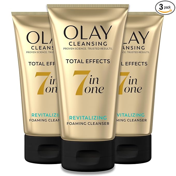 Olay Total Effects Revitalizing Foaming Facial Cleanser, 5.0 fl oz (pack of 3)