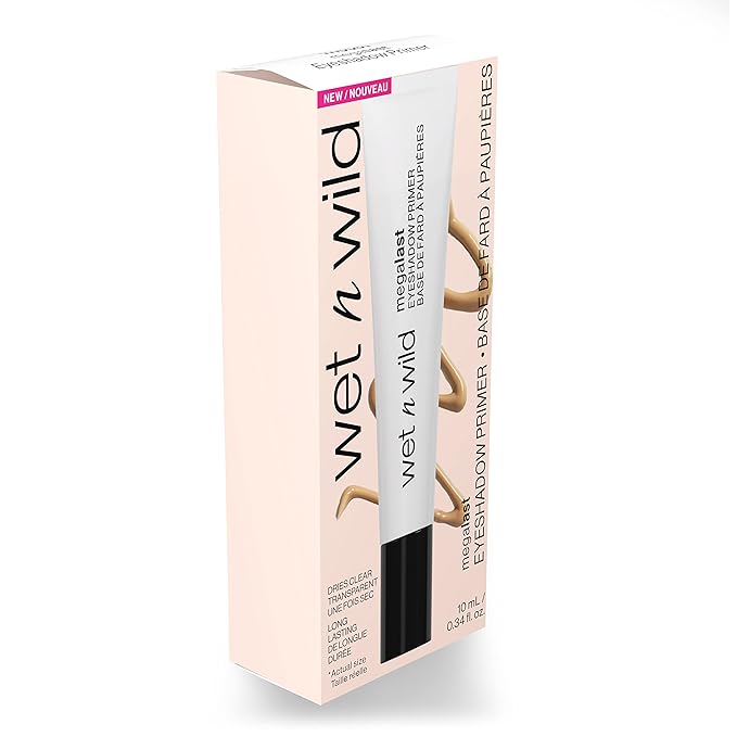 wet n wild Megalast Eyeshadow Primer, lightweight formula, inflused with Vitamin E (Pack of 2)