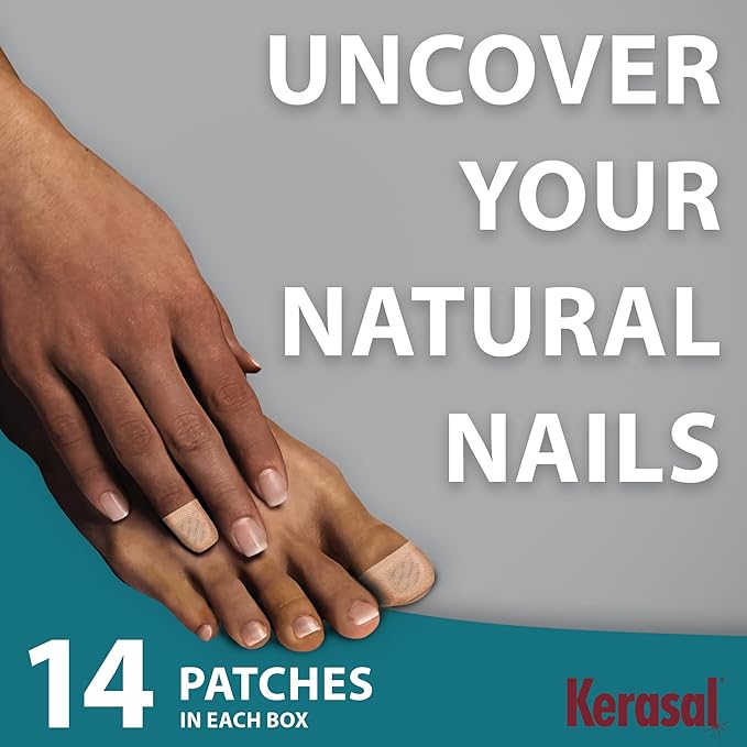 Kerasal Multi-Purpose Patches for Nail Repair for Damaged Nails, 14ct and Pack of 5 Files