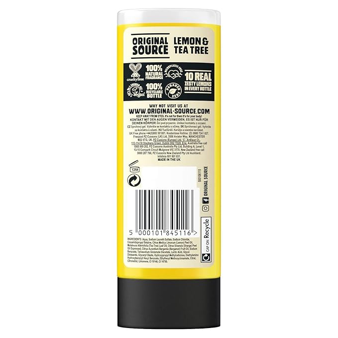 Original Source Shower Gel Lemon and Tea Tree 250ml Pack of 6