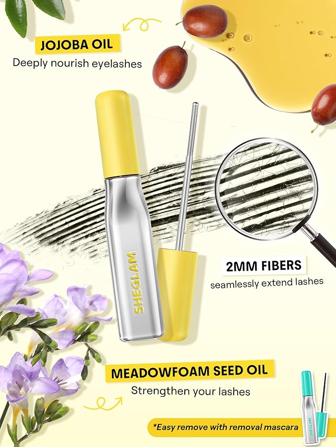 SHEGLAM Lashlighter Iron Curl Mascara Straight Lashes Long-lasting Lengthening Waterproof