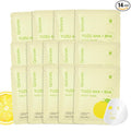 QUIYUM 14 Pack YUZU Sheet Mask - Hydrating Facial Masks for All Skin Types, Skincare Set, Spa Gift for Women & Teens