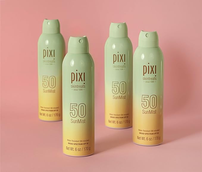 Pixi SkinTreats 50 SunMist Water Resistant SPF 50, 6 oz., Water Resistant