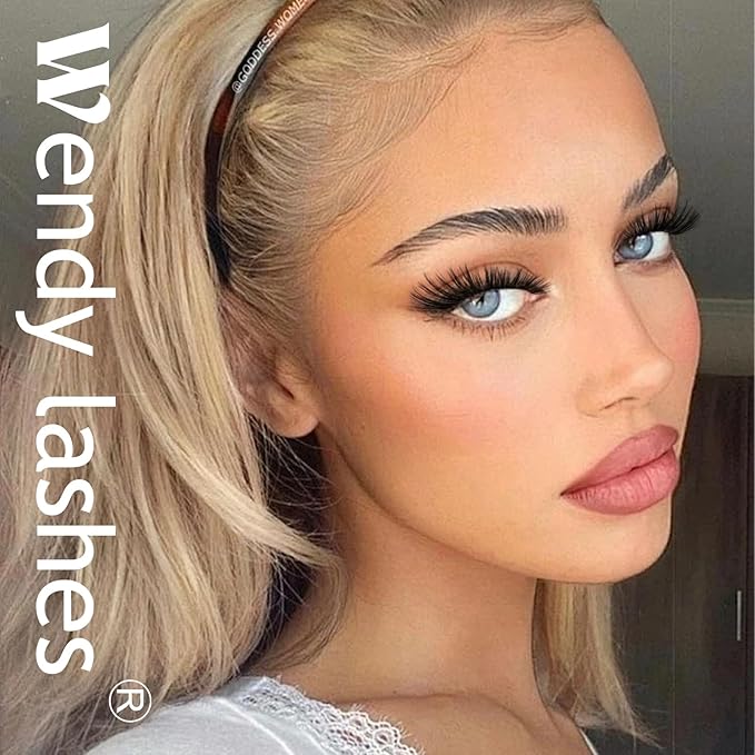 WENDY LASHES Clusters Kit 40D+60D+60D+80D+80D+100D 1680pcs Wispy Eyelash Clusters 10-18mm Natural DIY Lash Extension Kit D Curl for Beginners