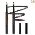 2pc Dual-Ended Beard Pencils: Spiral Brush & Wax for Precise Styling, Shaping - Natural Look for Beard, Mustache & Brows