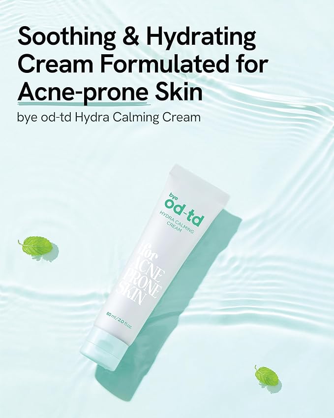 Hydra Calming Cream (3.3fl oz) - Gentle Formula, Long Lasting Deep Hydration & Moisturizing Gel for Dry Skin, Barrier Repair, Korean Skin Care. Panthenol, CICA