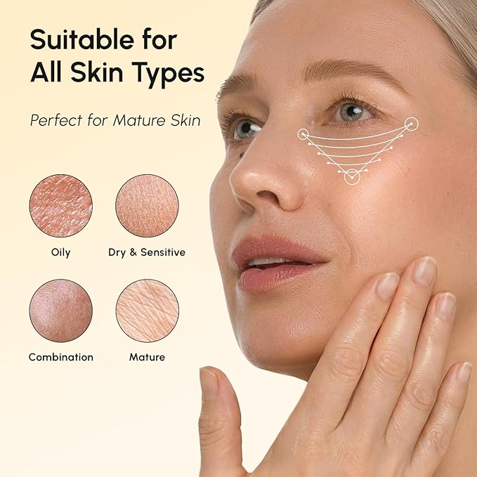 MAREE Retinol Under Eye Brightener Stick - Under Eye Balm - Dark Circles & Bags Corrector - Undereye Wrinkle Balm Stick for Mature Skin with Collagen - Undereye Brightener Cream Moisturizer for Face