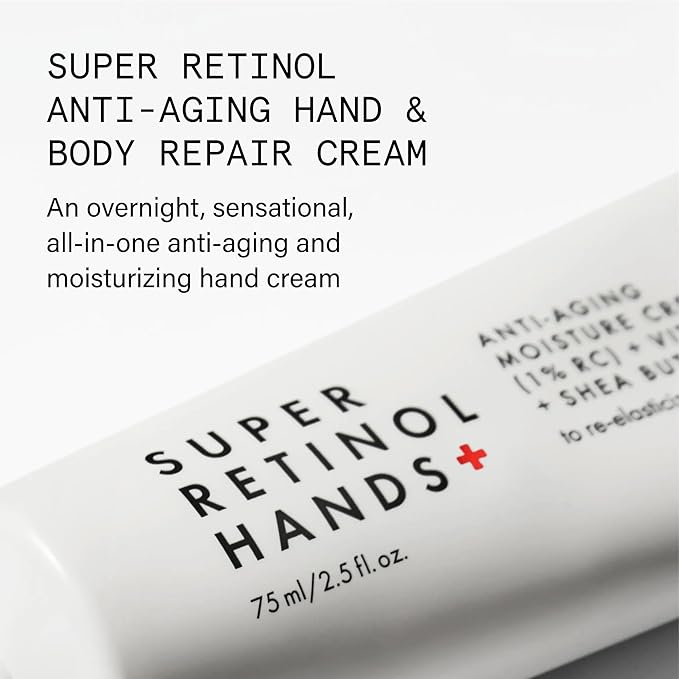 Beauty Pie Super Retinol Anti Aging Hand Cream | Age Spot Remover | Retinol Hand Cream | Skin Firming Lotion | Repair & Hydrate | Firming Treatment | Clean & Safe Fragrance Free Formula | 2.5fl oz