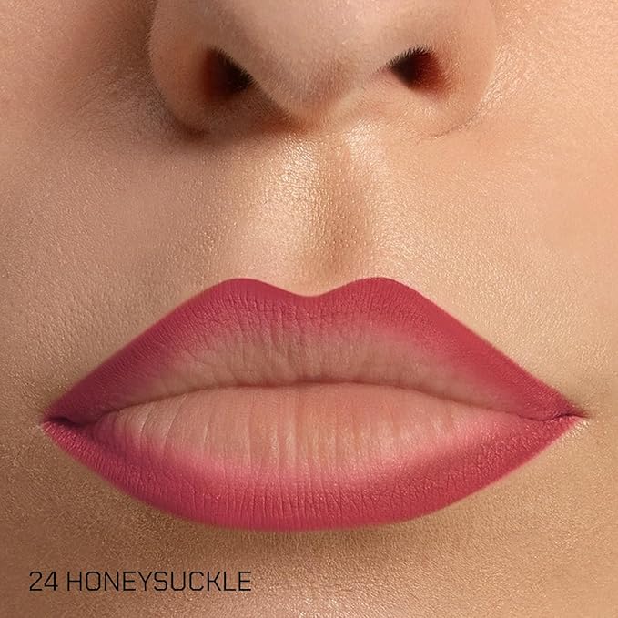 Radiant Professional Waterproof Lip Liner Pencil – Long Lasting, Creamy & Highly Pigmented Lipliner with Vitamin E & Jojoba Oil – Smudge-Proof, Smooth Lip Contour, 1.20 g (24 HONEYSUCKLE)