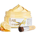 Turmeric Vitamin C Face Mask, Deep Cleansing Clay Mask for Dull Skin, Skincare Facial Mask for Refining Pores and Controlling Oil, Smooth & Radiant Skin, Face Skincare Gifts, 4.23 OZ
