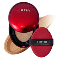[*Mini Size*] TIRTIR Mask Fit Red Cushion Foundation | Full coverage, Weightless, Skin fit, Satin Glow Finish, Korean Makeup BB Foundation, beauty, Tattoo cover up, Buildable (#34N Pecan, 0.15 Fl Oz)