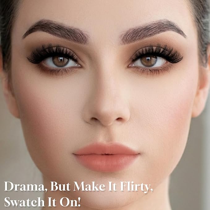 FARRED Lashes Natural False Eyelashes Wispy Fake Lash Strips 30 Pairs Volume Cat Eye Mink Strip Eyelash Short Fluffy Easy Cateye Lashes for Beginners Full Eye Lash Natural Looking for Daily Makeup