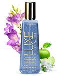 Luxe Perfumery Aqua Moon Hair & Body Perfume Mist – Fruity Floral Musk with Green Apple, Jasmine & Freesia – Hydrating Coconut Oil & Glycerin, Lightweight Daily Mist for Women, 8 Fl Oz