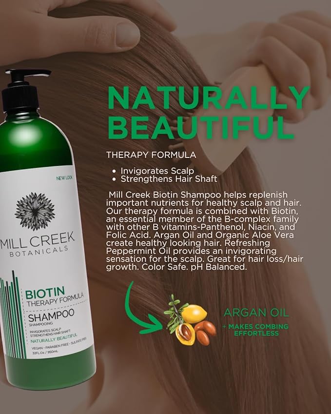 Mill Creek Shampoo 32 oz (Biotin)