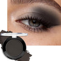Black Matte Eyeshadow Palette, Mini Monochrome Eye Shadow for Older Women, Pigmented Neutral Smokey Eyeshadow Powder Compact sombras para ojos, Naturing-Looking Smooth Blendable Color