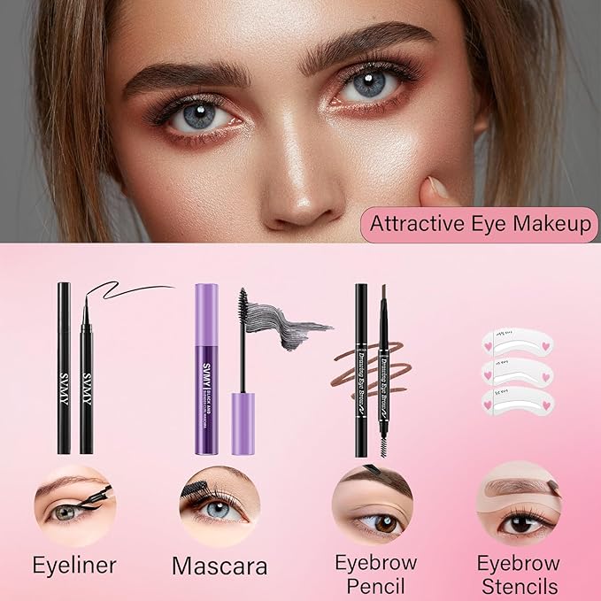 Makeup Set for Women, Makeup Full Kit for Beginners & Professionals, Travel Make up Set for Teens & Adults, Make up Gift Set for Girls, Eyeshadow Palette, Lip Gloss