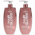 Hair Chemist Hair Gloss Liquid Glass Shampoo & Conditioner Set 33.8 Ounce (2-PC SET) -Smoothing Shampoo, Adds Smooth & Shine Plus Frizz Reducing Smoothing Conditioner, Lightweight Formula