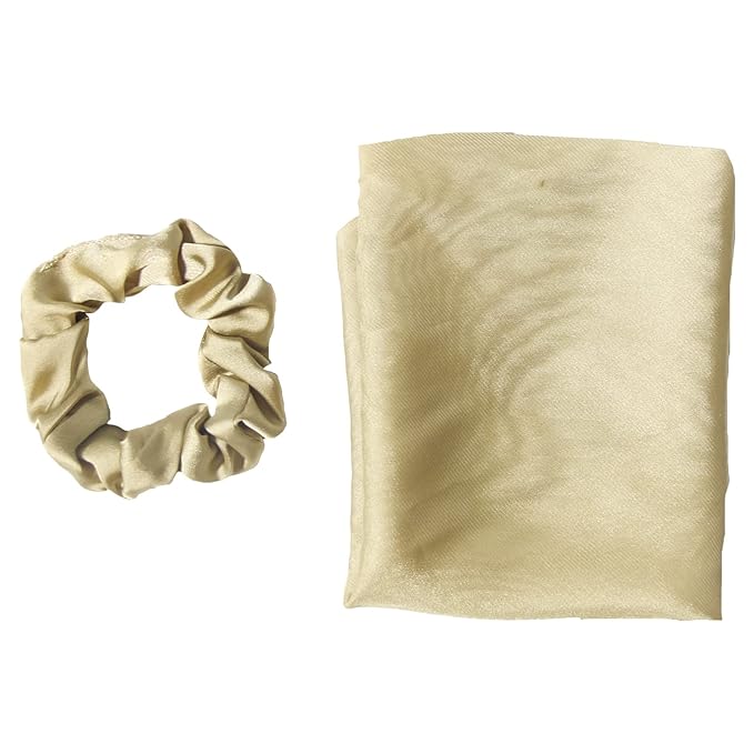 LFOUVRE Pack of 2 Knotted Bow Hair Scrunchies, 3 inch Diameter, 11.5 inch Satin Hair Ribbon Scrunchies, Hair Accessories for Women and Girls (Pea green, 2 Count)