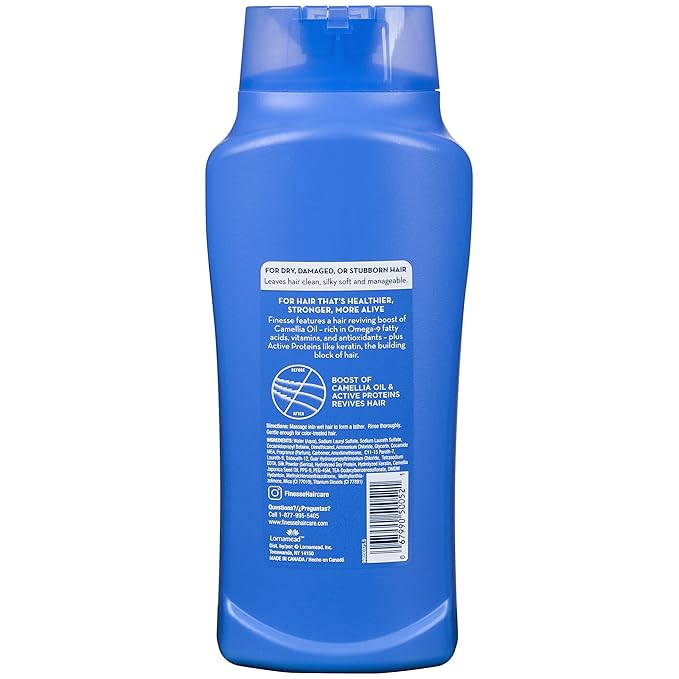 FINESSE Restore + Strengthen Moisturizing Conditioner, 24 oz, Moisturize & Repair Dry or Damaged Hair for Soft, Healthy Looking Hair (Pack of 2)