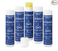 Fragrance Free Lip Balm, Vegan Set, Unscented, No Flavor, Beeswax Free, Organic Jojoba and Avocado Oil, Vitamin E, Natural Moisturizer for Dry, Chapped, or Cracked Lips, 5 Tube Set